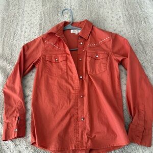 Shyanne Coral Button-Up Shirt